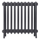 Grace - Black Iron Cast Iron Column Radiator H650mm x W635mm 4 Column - Floor Standing