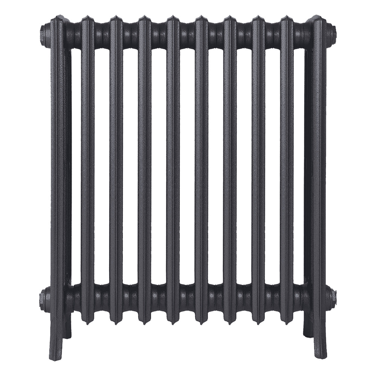 Grace - Black Iron Cast Iron Column Radiator H700mm x W635mm 4 Column - Wall Hung