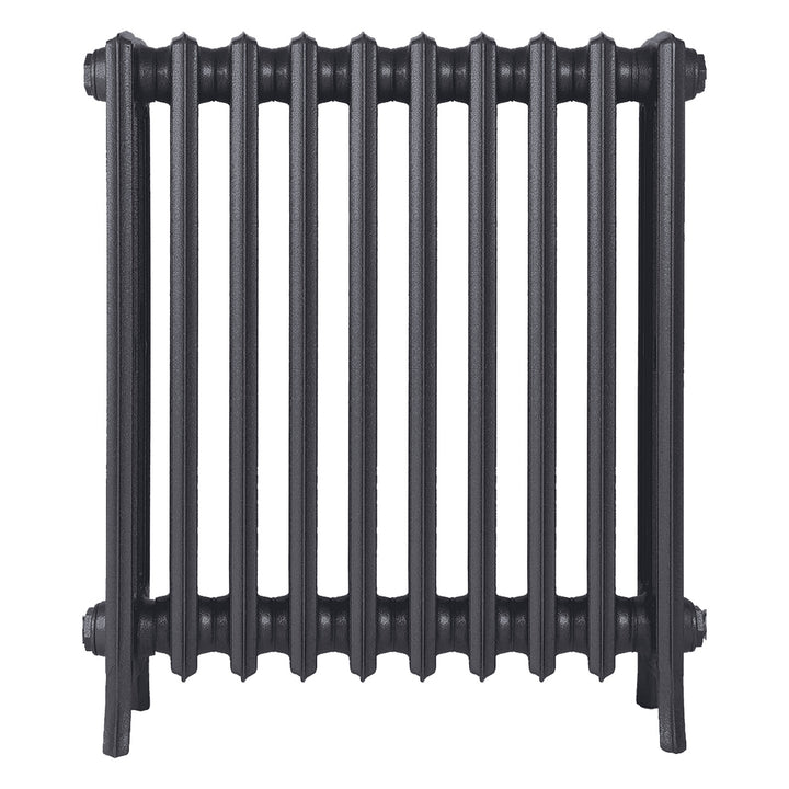 Grace - Black Iron Cast Iron Column Radiator H700mm x W635mm 4 Column - Wall Hung