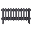 Grace - Black Iron Cast Iron Column Radiator H350mm x W696mm 4 Column - Floor Standing