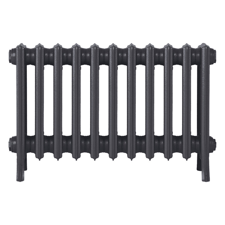 Grace - Black Iron Cast Iron Column Radiator H450mm x W696mm 4 Column - Wall Hung