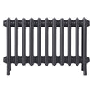 Grace - Black Iron Cast Iron Column Radiator H450mm x W696mm 4 Column - Wall Hung