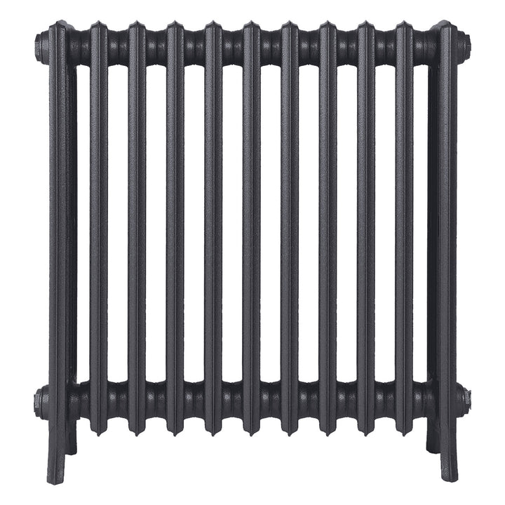 Grace - Black Iron Cast Iron Column Radiator H700mm x W696mm 4 Column - Wall Hung