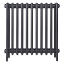 Grace - Black Iron Cast Iron Column Radiator H700mm x W696mm 4 Column - Wall Hung