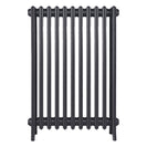 Grace - Black Iron Cast Iron Column Radiator H950mm x W696mm 4 Column - Floor Standing