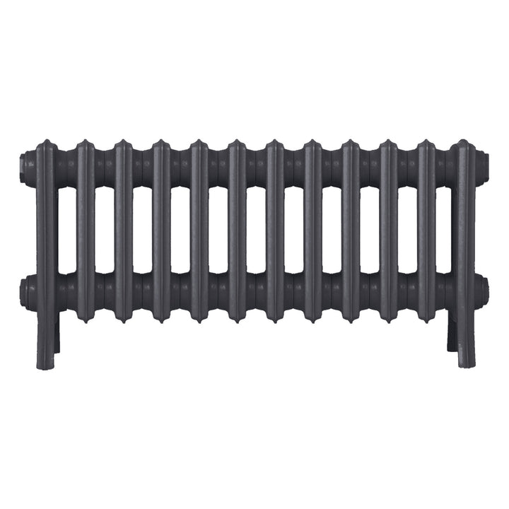 Grace - Black Iron Cast Iron Column Radiator H300mm x W756mm 4 Column - Wall Hung