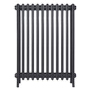 Grace - Black Iron Cast Iron Column Radiator H950mm x W756mm 4 Column - Floor Standing