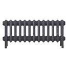 Grace - Black Iron Cast Iron Column Radiator H300mm x W817mm 4 Column - Wall Hung