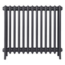 Grace - Black Iron Cast Iron Column Radiator H700mm x W817mm 4 Column - Wall Hung