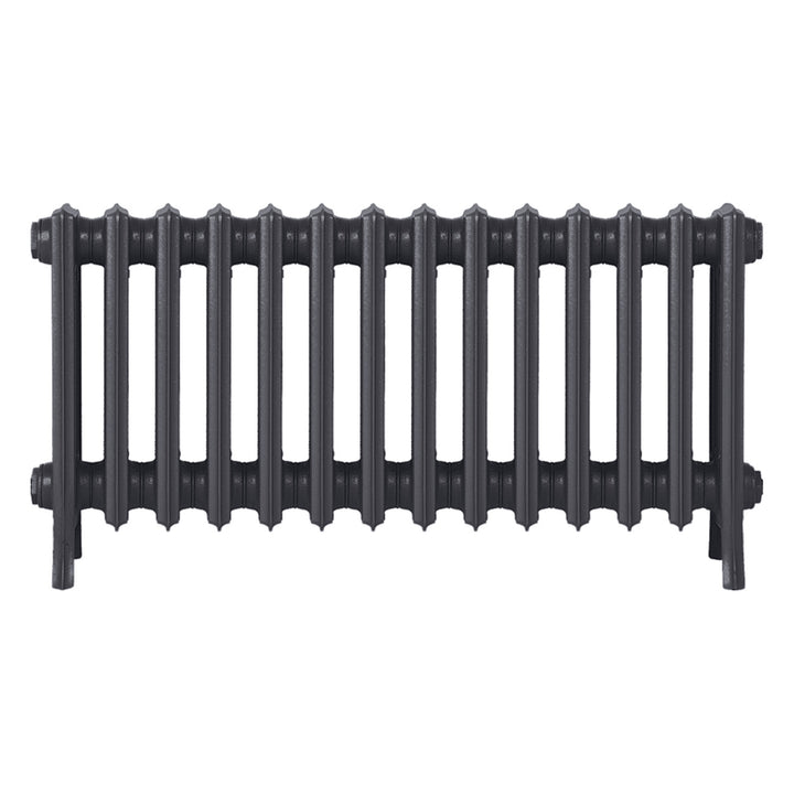 Grace - Black Iron Cast Iron Column Radiator H450mm x W877mm 4 Column - Wall Hung