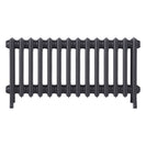 Grace - Black Iron Cast Iron Column Radiator H450mm x W877mm 4 Column - Wall Hung
