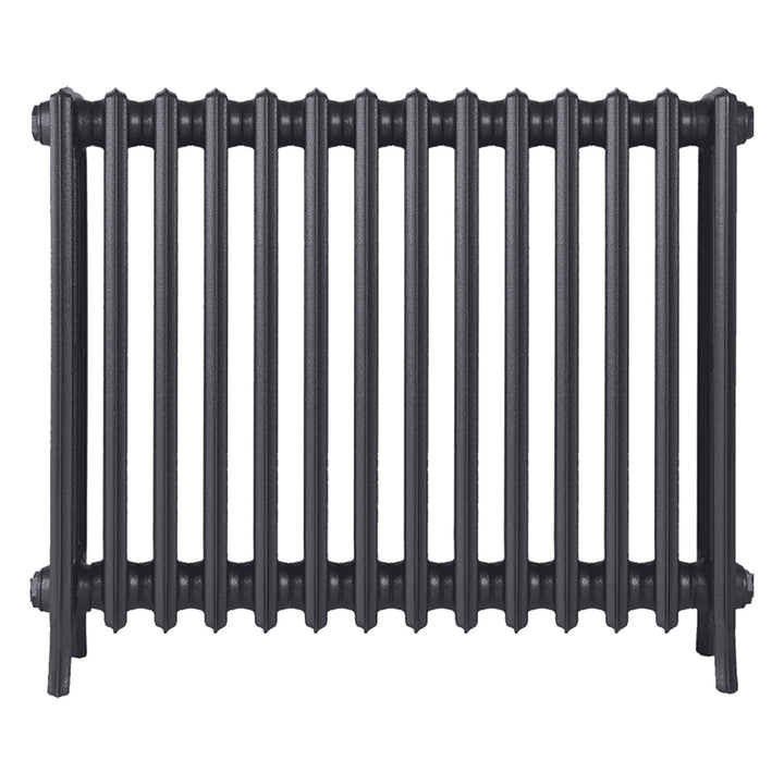 Grace - Black Iron Cast Iron Column Radiator H700mm x W877mm 4 Column - Wall Hung