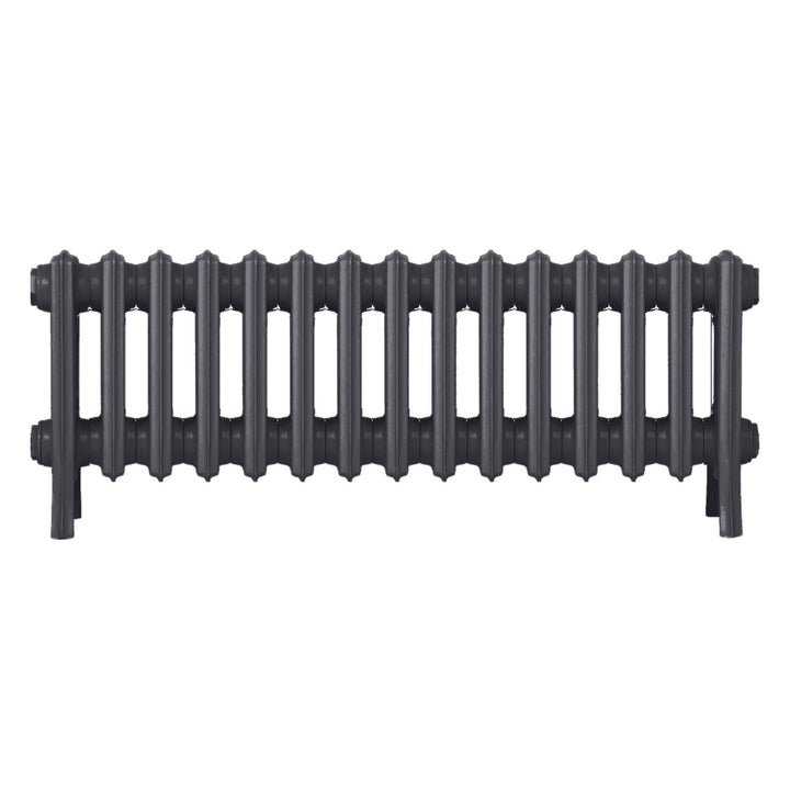 Grace - Black Iron Cast Iron Column Radiator H300mm x W938mm 4 Column - Wall Hung