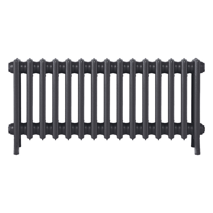 Grace - Black Iron Cast Iron Column Radiator H450mm x W938mm 4 Column - Wall Hung