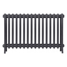 Grace - Black Iron Cast Iron Column Radiator H650mm x W998mm 4 Column - Floor Standing