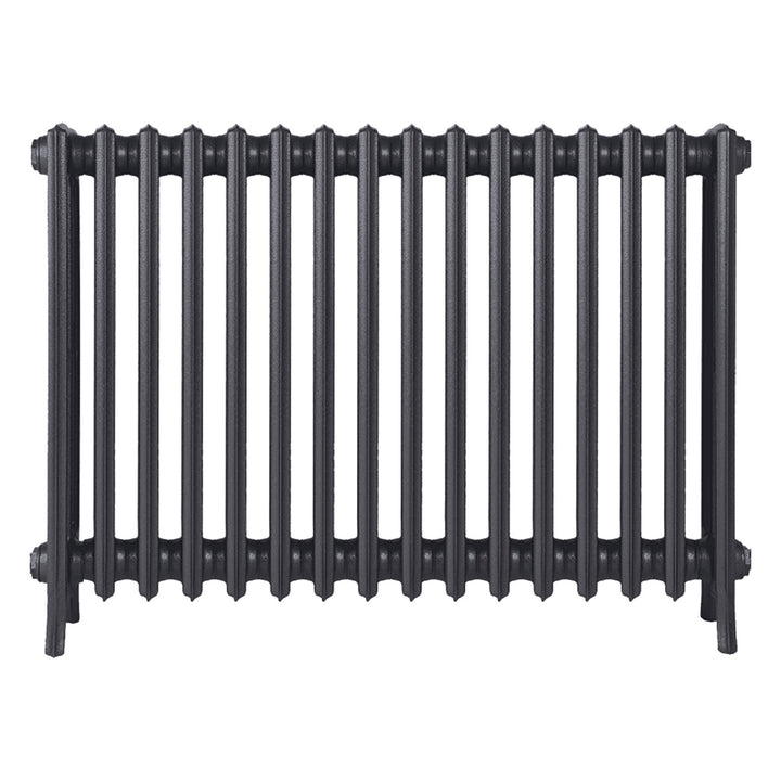 Grace - Black Iron Cast Iron Column Radiator H700mm x W998mm 4 Column - Wall Hung