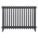 Grace - Black Iron Cast Iron Column Radiator H700mm x W998mm 4 Column - Wall Hung