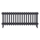 Grace - Black Iron Cast Iron Column Radiator H450mm x W1059mm 4 Column - Wall Hung
