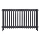 Grace - Black Iron Cast Iron Column Radiator H650mm x W1059mm 4 Column - Floor Standing