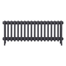 Grace - Black Iron Cast Iron Column Radiator H450mm x W1119mm 4 Column - Wall Hung