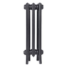 Grace - Black Iron Cast Iron Column Radiator H650mm x W212mm 4 Column - Floor Standing