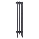 Grace - Black Iron Cast Iron Column Radiator H950mm x W212mm 4 Column - Floor Standing