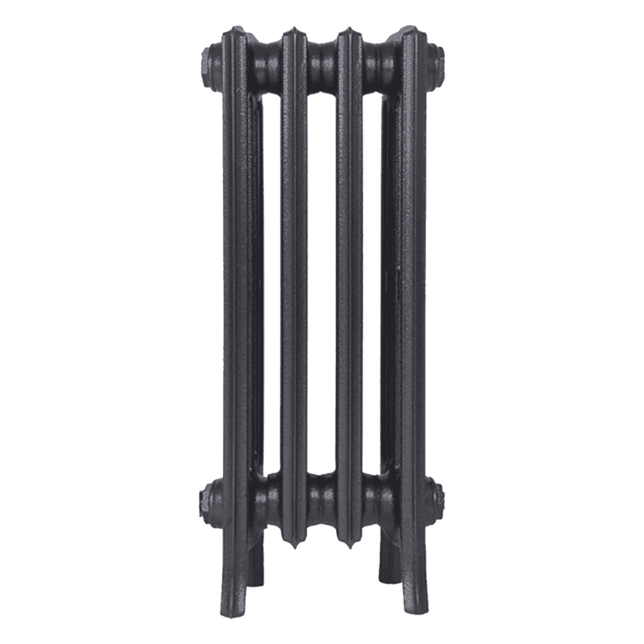 Grace - Black Iron Cast Iron Column Radiator H650mm x W272mm 4 Column - Floor Standing