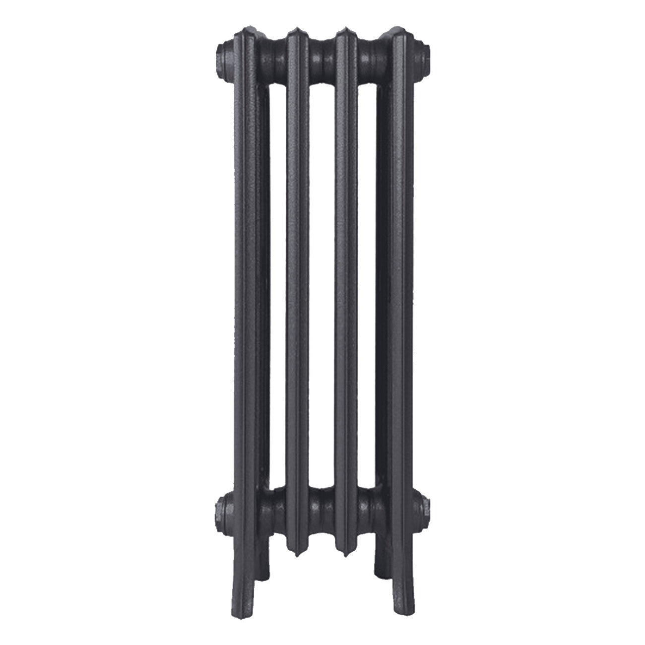 Grace - Black Iron Cast Iron Column Radiator H750mm x W272mm 4 Column - Floor Standing