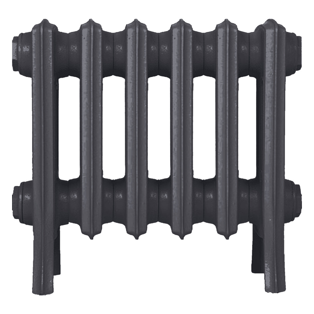 Grace - Black Iron Cast Iron Column Radiator H300mm x W393mm 4 Column - Wall Hung