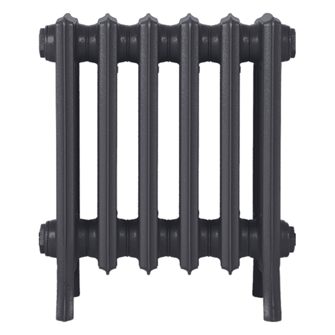 Grace - Black Iron Cast Iron Column Radiator H450mm x W393mm 4 Column - Wall Hung