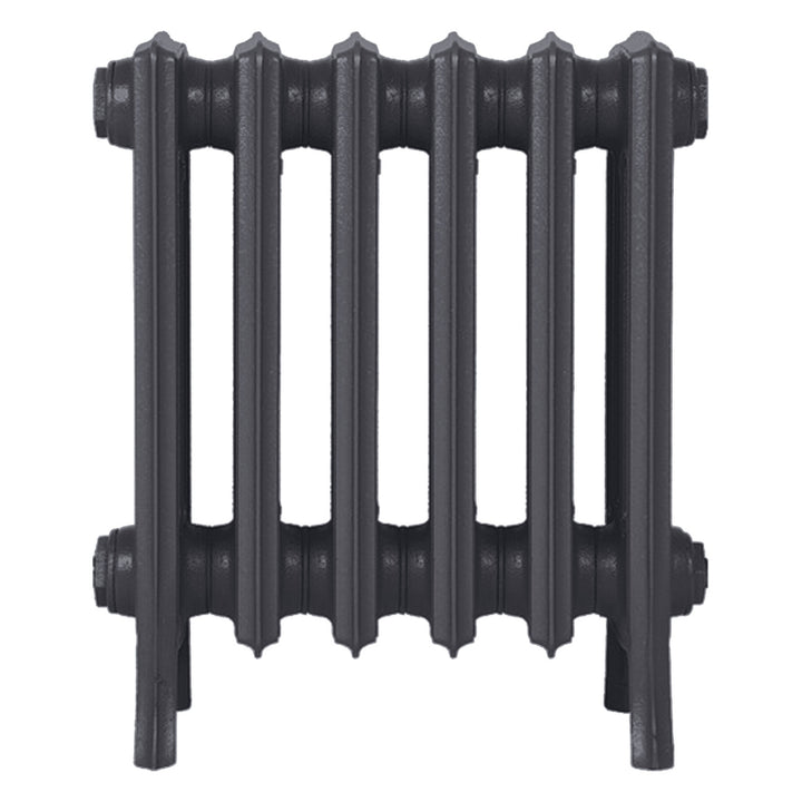 Grace - Black Iron Cast Iron Column Radiator H450mm x W393mm 4 Column - Wall Hung