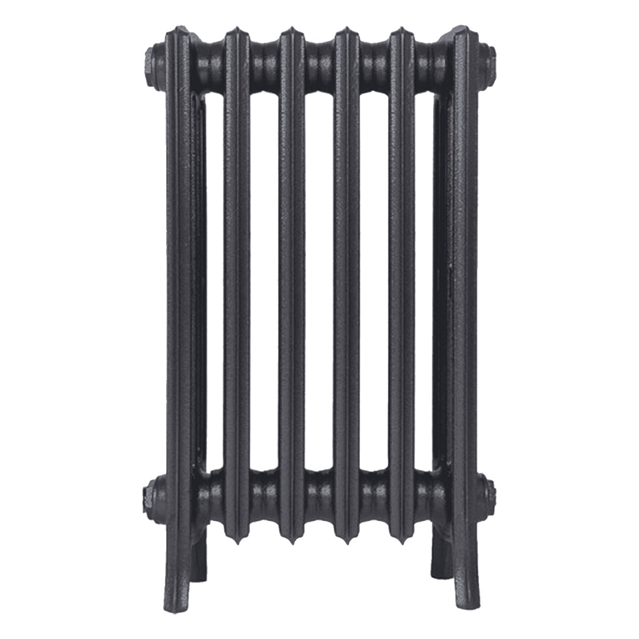 Grace - Black Iron Cast Iron Column Radiator H650mm x W393mm 4 Column - Floor Standing
