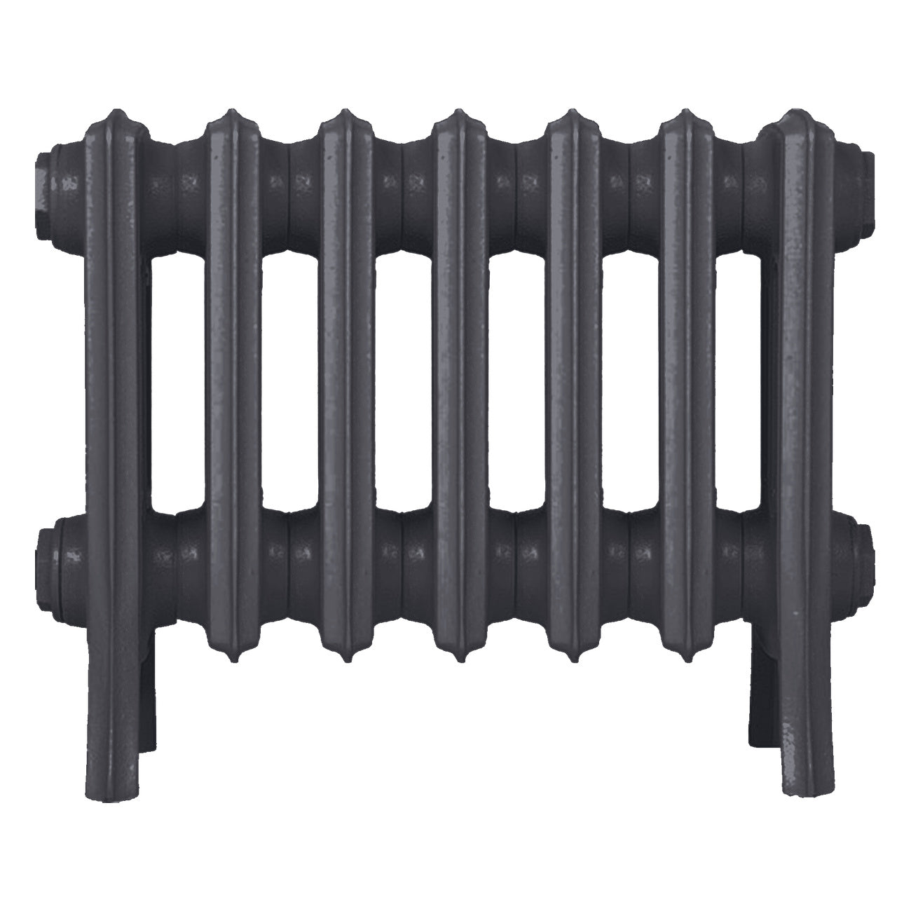 Grace - Black Iron Cast Iron Column Radiator H300mm x W454mm 4 Column - Wall Hung