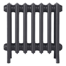 Grace - Black Iron Cast Iron Column Radiator H450mm x W454mm 4 Column - Wall Hung