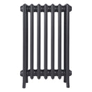 Grace - Black Iron Cast Iron Column Radiator H700mm x W454mm 4 Column - Wall Hung