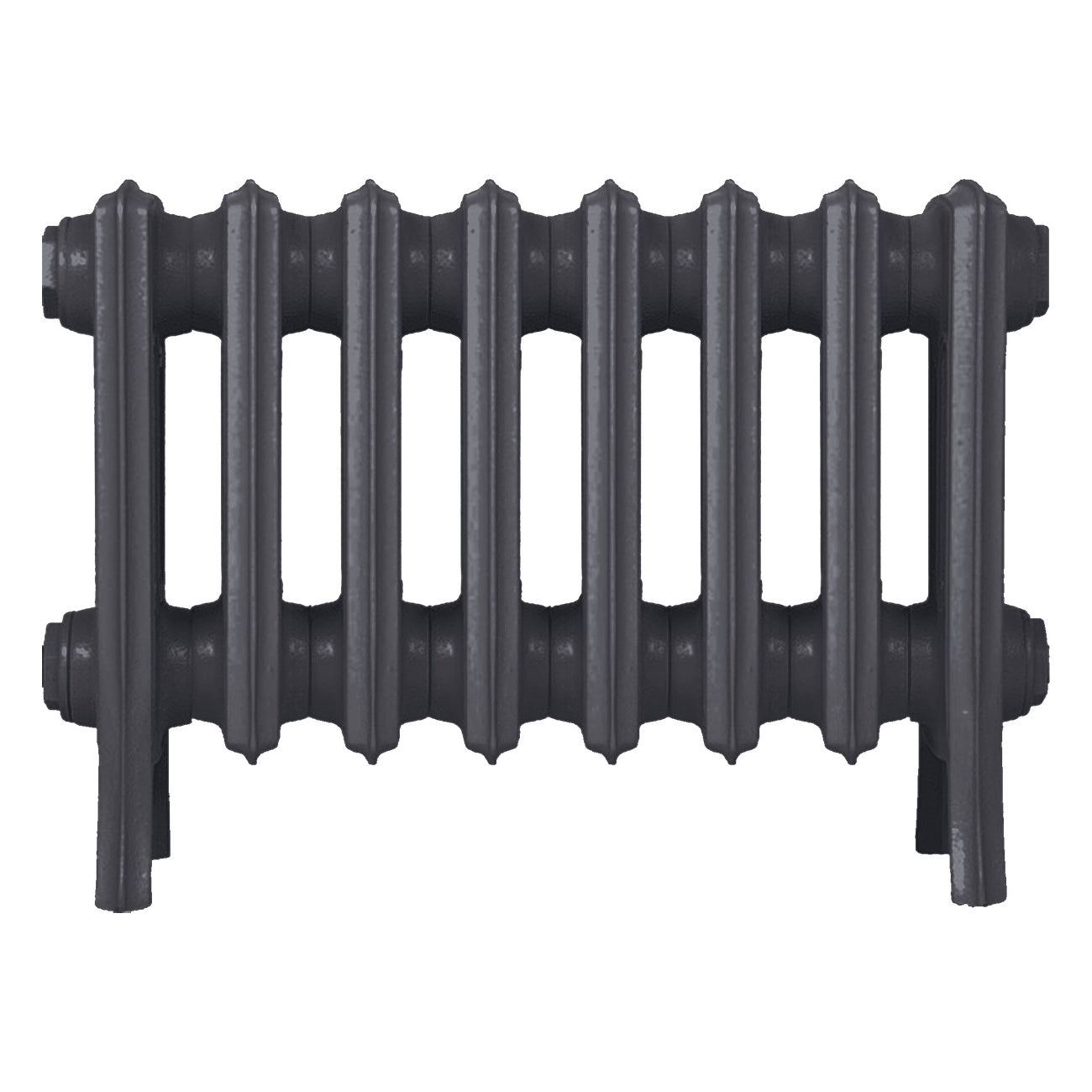Grace - Black Iron Cast Iron Column Radiator H300mm x W514mm 4 Column - Wall Hung