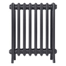 Grace - Black Iron Cast Iron Column Radiator H650mm x W514mm 4 Column - Floor Standing