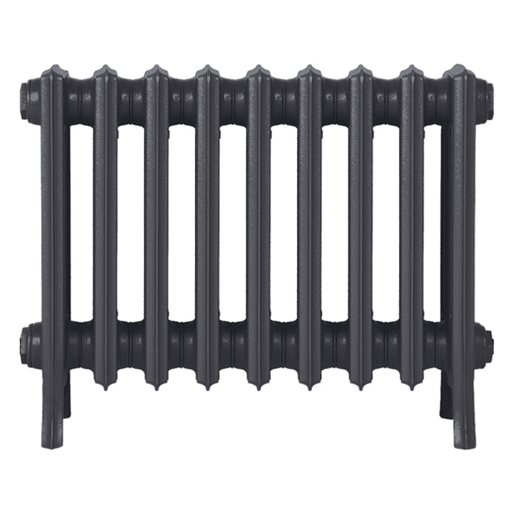 Grace - Black Iron Cast Iron Column Radiator H450mm x W575mm 4 Column - Wall Hung