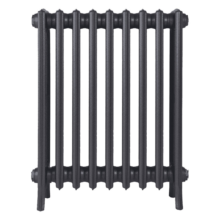 Grace - Black Iron Cast Iron Column Radiator H700mm x W575mm 4 Column - Wall Hung
