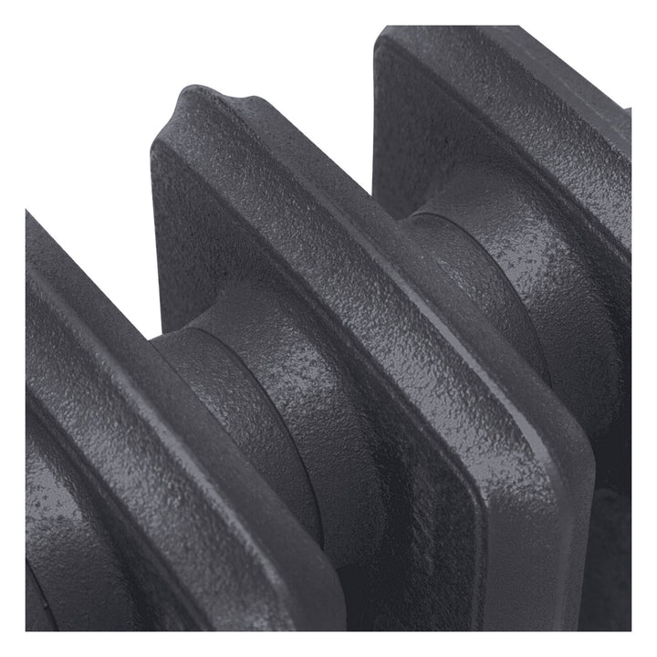Grace - Black Iron Cast Iron Column Radiator H450mm x W1059mm 4 Column - Wall Hung