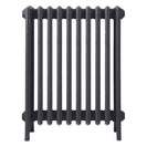 Grace - Black Iron Cast Iron Column Radiator H700mm x W635mm 6 Column - Wall Hung