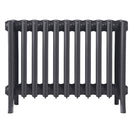 Grace - Black Iron Cast Iron Column Radiator H450mm x W696mm 6 Column - Wall Hung