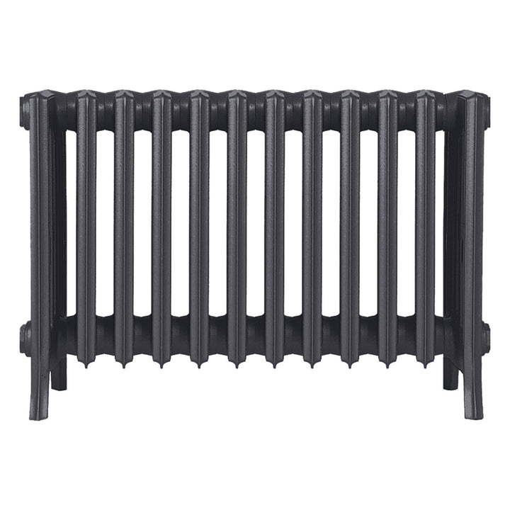 Grace - Black Iron Cast Iron Column Radiator H450mm x W756mm 6 Column - Wall Hung