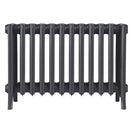 Grace - Black Iron Cast Iron Column Radiator H450mm x W756mm 6 Column - Wall Hung