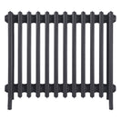 Grace - Black Iron Cast Iron Column Radiator H650mm x W756mm 6 Column - Floor Standing