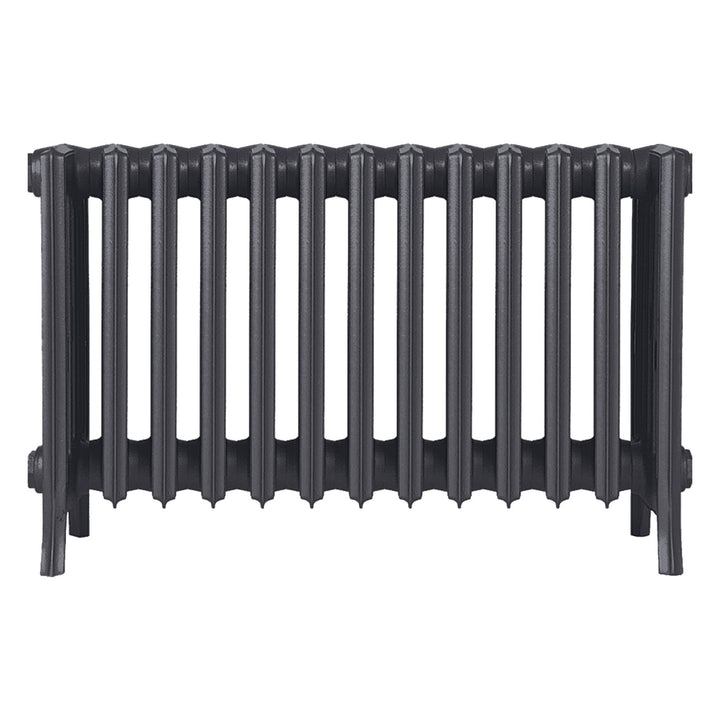 Grace - Black Iron Cast Iron Column Radiator H450mm x W817mm 6 Column - Wall Hung