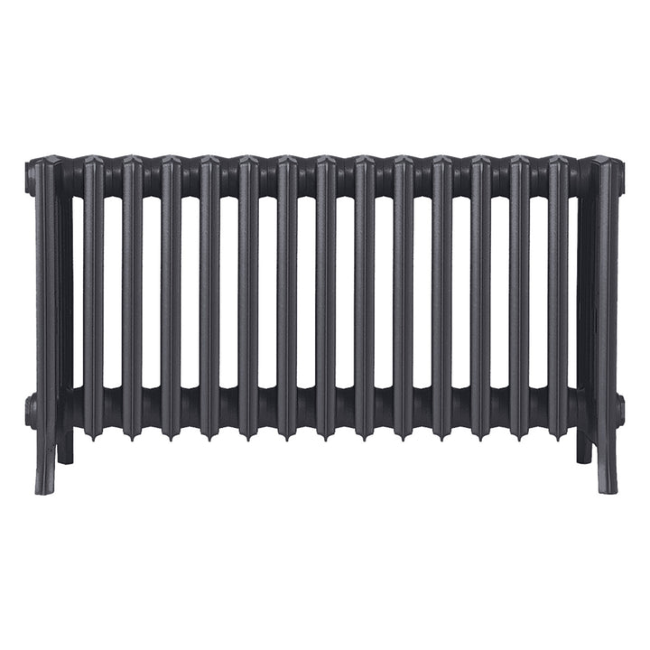 Grace - Black Iron Cast Iron Column Radiator H450mm x W938mm 6 Column - Wall Hung