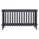 Grace - Black Iron Cast Iron Column Radiator H450mm x W938mm 6 Column - Wall Hung