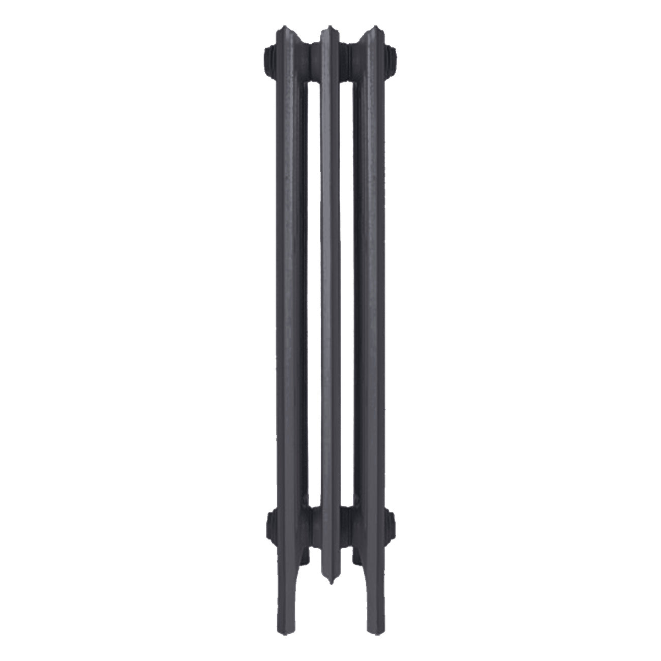 Grace - Black Iron Cast Iron Column Radiator H950mm x W212mm 6 Column - Floor Standing