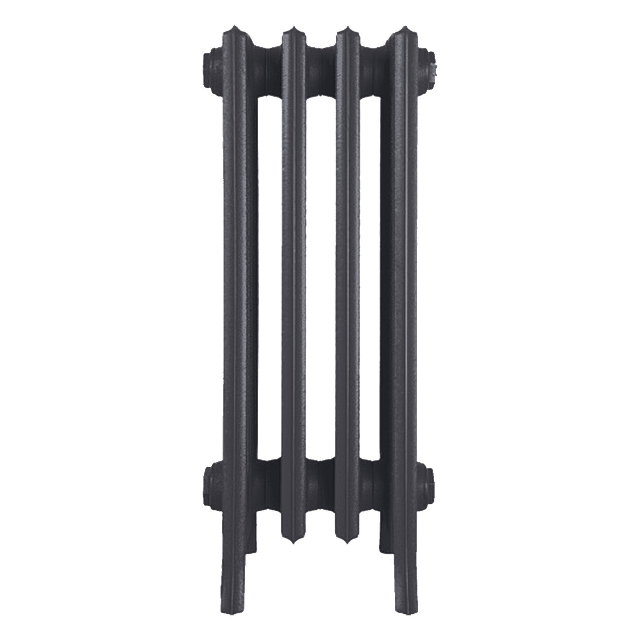 Grace - Black Iron Cast Iron Column Radiator H650mm x W272mm 6 Column - Floor Standing